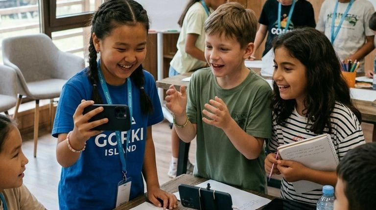 Лагерь Gorki Island на берегу Капчагая