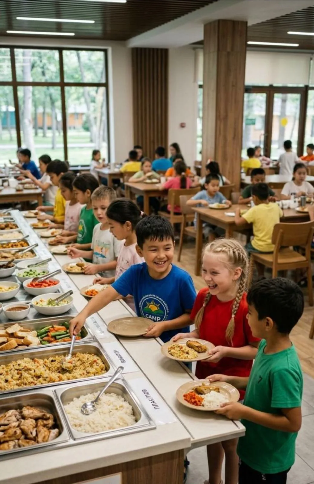 Питание в лагере Gorki Island